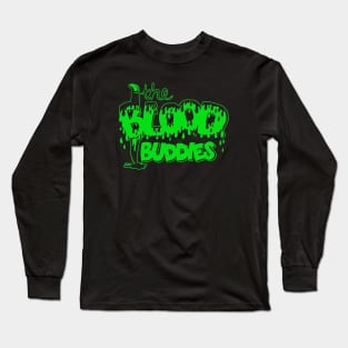 The Blood Buddies Logo - Lime Long Sleeve T-Shirt